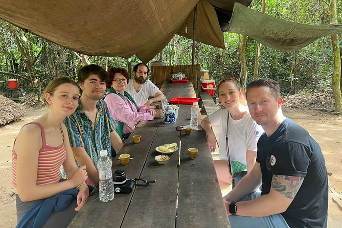 Ben Duoc 'Less-Crowded' Cu Chi Tunnels Half-Day Tour - Viet Cong food tastings and Hoang Cam kitchen: why the tour includes meals
