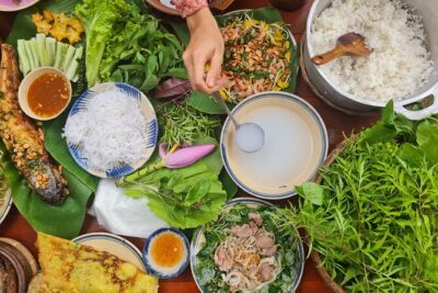 Ben Tre: Scooter, Culture, Sailboat and Mekong Food (Half Day) - Scooter time in Nhơn Thạnh: the countryside view and the safety net