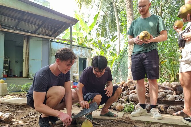 Ben Tre: Scooter, Culture, Sailboat and Mekong Food (Half Day) - Ben Tre market stop: fruit tasting plus backstreet wandering