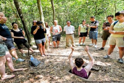 Cu Chi Tunnels - Mekong Delta Full Day Tours - Cu Chi Tunnels: Video, Traps, and the Reality of Living Underground