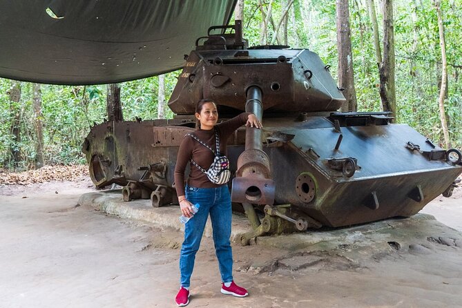 Cu Chi Tunnels tour In The Morning by DGT - How the guide shapes the day (humor, English, and message)