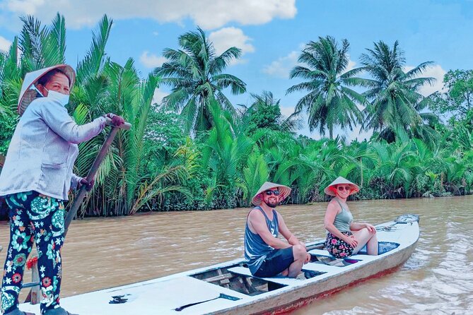 From HCM City: Mekong Delta Tour with Sampan Journey - My Tho and Vinh Trang Pagoda: a calm break from the bustle