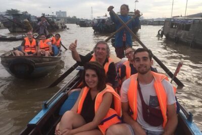 Full-day Cai Rang floating market - explore countryside, make bakery - from HCM - Cai Rang Floating Market breakfast: the main event on the river