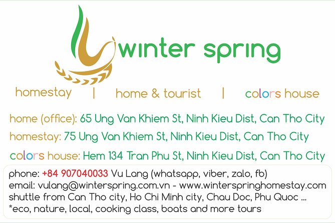 Full-day Cai Rang floating market - explore countryside, make bakery - from HCM - Canals of Cần Thơ and Binh Thủy Ancient House: when the pace slows