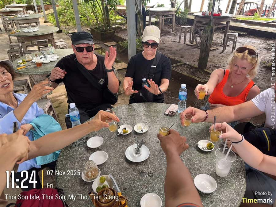 HCM: Authentic Mekong Delta - Boat, TukTuk, Khot Cake Making - Key moments that make this Mekong Delta day worth your time