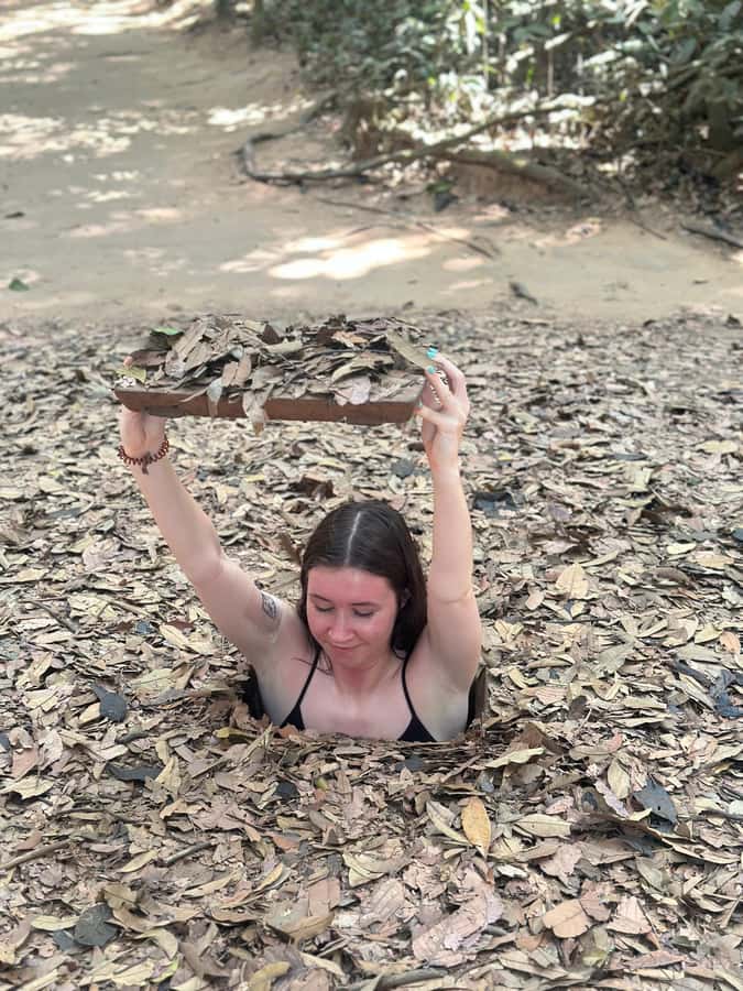 HCMC:Cu Chi Ben Duoc Tunnels:Authentic & Less Touristy-Max10 - Crawling the tunnels: trapdoors, booby traps, and choosing your comfort level