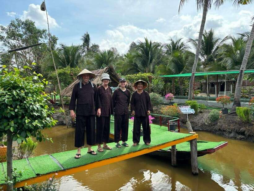 Ho Chi Minh City: 2-Day Bike & Kayak Mekong Delta Tour - Family Tiny Garden Homestay: A/C Comfort Where the Farm Runs On