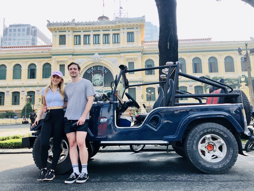 Ho Chi Minh City: Guided Private Tour by Open Air Jeep - Notre-Dame Cathedral and the Old Post Office: architecture with a city-sense