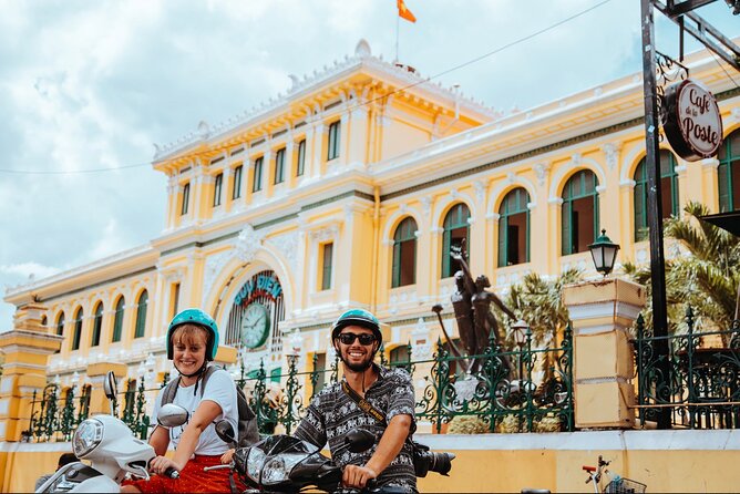 Ho Chi Minh City Motorbike Tour w Student + Safe + Fun - Ba Thien Hau Temple in Cholon: Mazu, sea protection, and people on boats