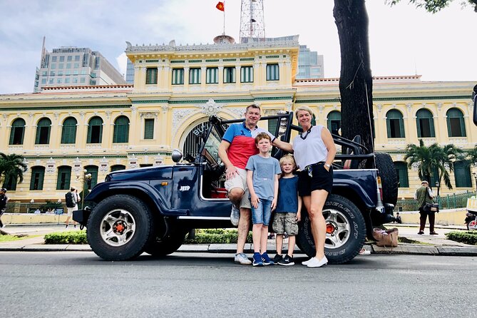 Ho Chi Minh City Private Half-Day Tour by U.S Army Jeep - War Remnants Museum: scheduled time for the heavy parts