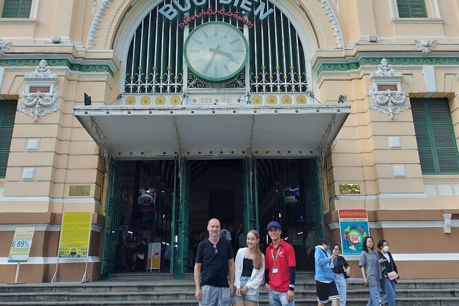 Ho Chi Minh City Tour half day by DGT - Stop 1: Saigon Central Post Office for Quick, Real French Architecture