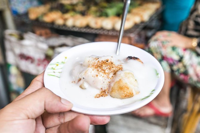 Ho Chi Minh Street Food Tour By Motorbike (Unique & Authentic) - District 3 street snacks: chuối nếp nướng first