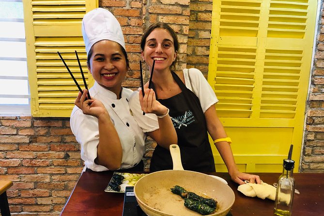 Immersive Cooking Class & Wet Market Tour by Local Chef +Cookbook - Your own cooking station in a clean, well-organized kitchen