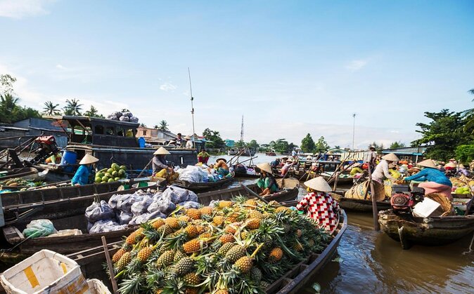 Mekong Delta & Cai Rang Floating Market 2-Day Tour from HCMC - My Tho by boat and sampan: coconut canals, workshops, and fruit time