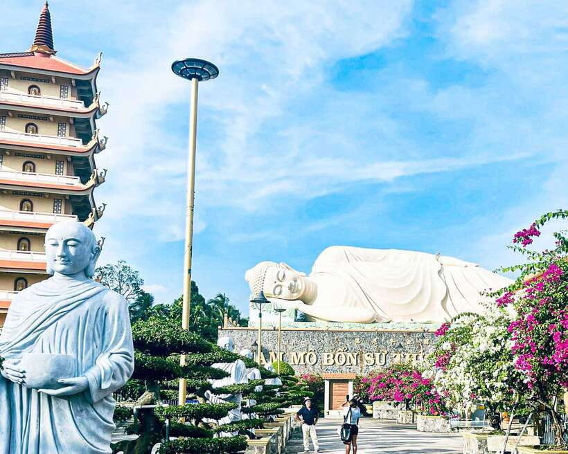 Mekong Delta 'Lesser-Known' My Tho & Ben Tre 1-Day Tour - Vinh Trang Pagoda: The Calm Stop Before the River Gets Busy