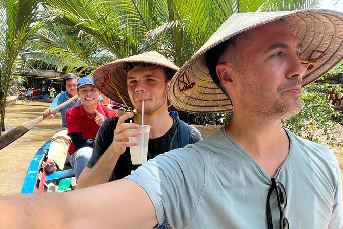 Mekong Delta tour: My Tho - Ben Tre 1 day by DGT - Vinh Trang Temple: a quick stop that sets the tone