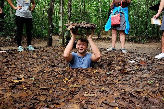 Private Cu Chi Tunnels Tour By Car | Saigon Adventure - The snacks break: tapioca, pandan leaf tea, and sugarcane juice