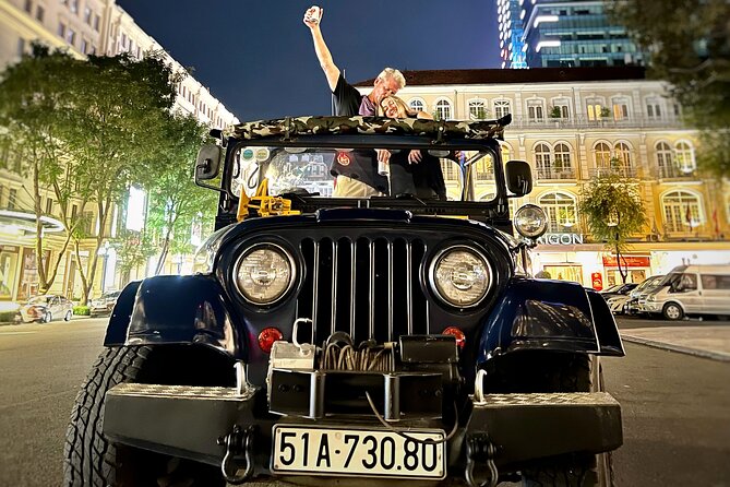 Private Jeep City Tour Saigon by Night and Skybar Drink - Pickup, timing, and the 2.5-hour night flow