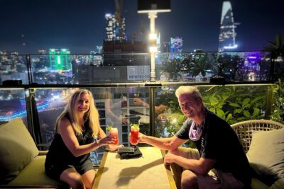 Private Jeep City Tour Saigon by Night and Skybar Drink - Independence Palace after dark: where Saigon history hits the lights