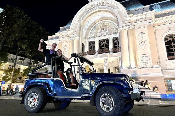Private Jeep City Tour Saigon by Night and Skybar Drink - Dong Khoi and Nguyen Hue Walking Street: where the night turns local