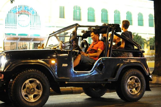 Private Jeep City Tour Saigon by Night and Skybar Drink - AIR Saigon skybar stop: the included drink with real city views