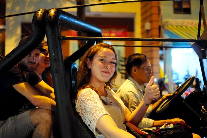 Private Jeep Tour Saigon by Night: Foodie & City Tour - Food stops and the skybar drink: the part you will remember