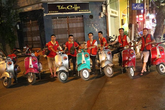 Saigon After Dark Vespa Street Food Tour + Live Music 4 hours - Meeting at 6 pm: pickup, coffee-shop meetup, and the first backstreet loop