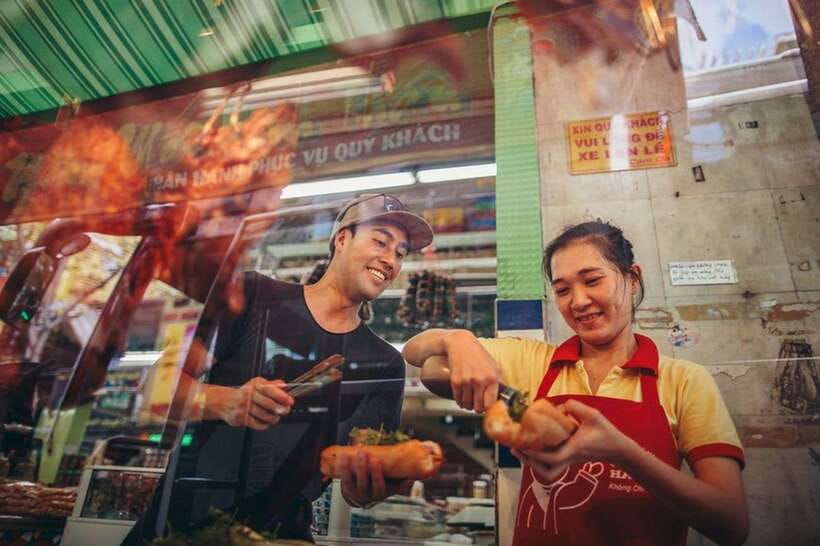 Saigon at Sunset: Ultimate Street Food Experience - Street beer hour: peanuts, rice crackers, and the Saigon night vibe