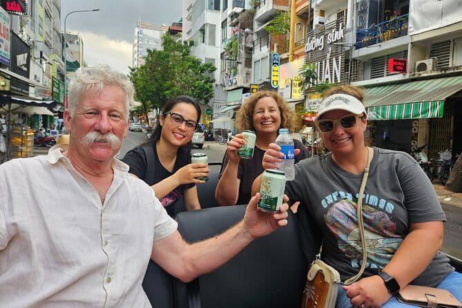 Saigon Jeep Tour : HIGHLIGHTS & HIDDEN GEMS By Vietnam Army Jeep - Stop 6: Nguyen Thien Thuat apartment buildings for everyday Saigon life