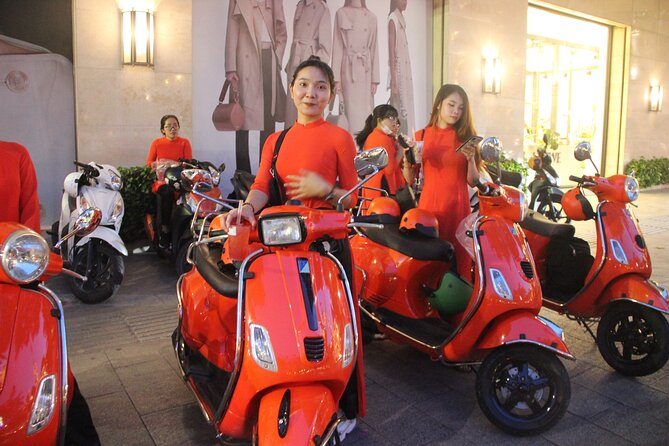 Saigon Vespa By Night Street Food With Female Riders Ao Dai - How to choose the right mindset (so you enjoy it)